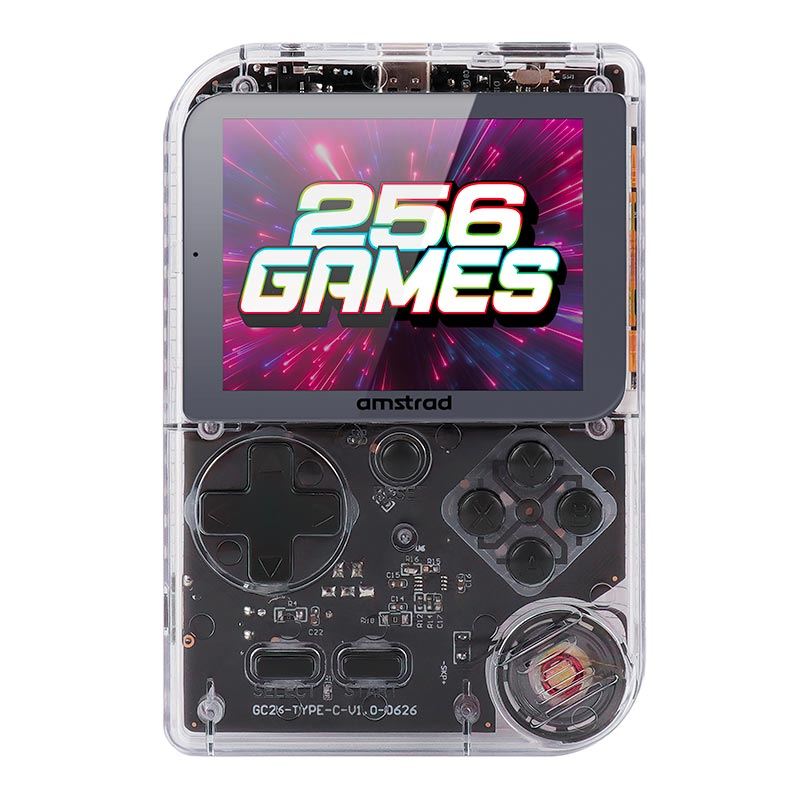 Console De Jeux Portative Amstrad Gamebox Gc-256 Noir - Bon état sur Electro Depot